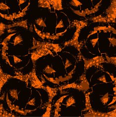 pumpkins grungy pattern