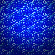 Blue Pattern N17