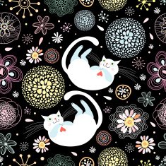 The texture of funny cats