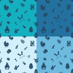 Easter Seamless Pattern N41