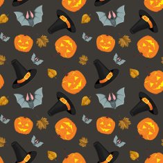 Halloween seamless background N18