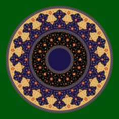Ahiar Flower Circle Ornament