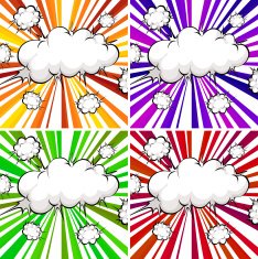 Clouds explosions