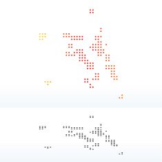Map of the Marshall Islands with Dot Pattern