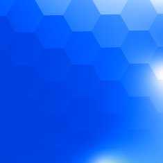 Simple Blue Geometric Background White Light Backdrop for Brochure Banner