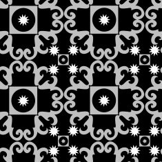 Seamless uncolored pattern N3