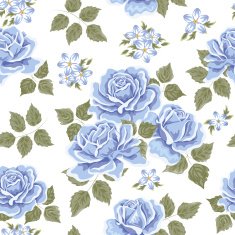 Seamless Floral Pattern with Roses N22