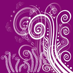 curls and butterflies