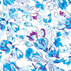Flower seamless pattern element for design vector illustration