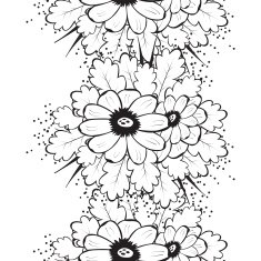 Abstract Beautiful Seamless pattern with flower N3