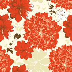 Stylish beautiful bright floral seamless pattern N3