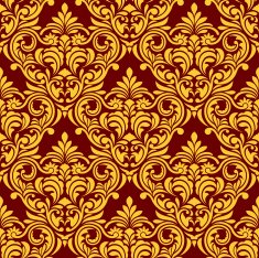 Red-yellow seamless wallpaper N3