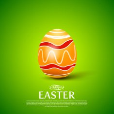 Easter egg Vector illustration Background