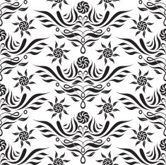 vector SEAMLESS floral pattern easy to edit color