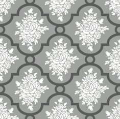 White roses seamless pattern