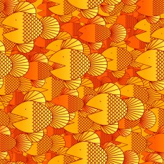 Seamless fish background N2