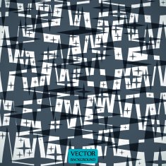Abstract modern gray stars on background
