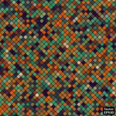 Abstract mosaic background of tile colorful squares