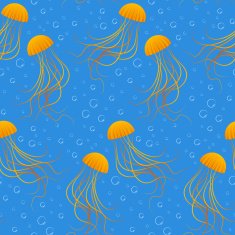 Jellyfish wallpaper pattern