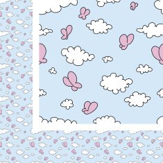 Seamless Wallpaper cloud pattern