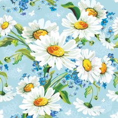 Abstract Elegance vector illustration texture with daisywheels