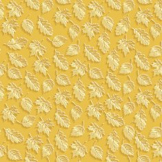 Vector Gold Leaves 3d Seamless Pattern Background N2