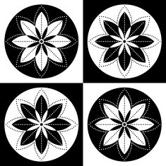 Flower pattern N122