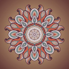 Mandala Beautiful hand drawn flower N7