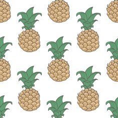 Geometric pineapple seamless pattern N2