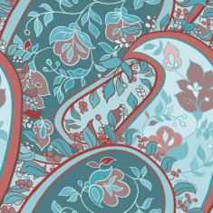 beautiful paisley seamless background N3