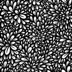 Fantasy abstract floral seamless pattern N8