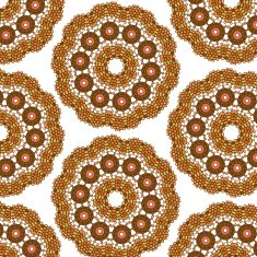 Lace floral colorful ethnic ornament flower