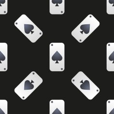 Universal casino cards seamless patterns