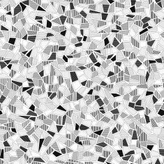 Seamless pattern of mosaic with lines