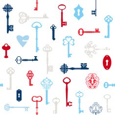 Antique Keys Background N3