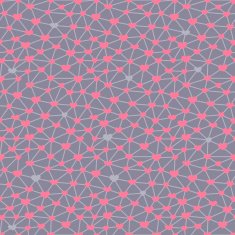 Seamless pattern with hearts linked together