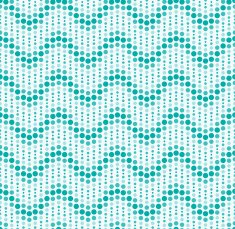 Seamless vector background with waves of dots