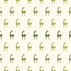 Seamless cartoon deer background