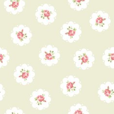 Seamless Floral Pattern with Roses N24