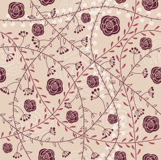 Seamless abstract floral pattern N25