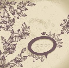 Vintage background with speech bubble frame N2