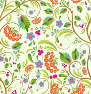 Seamless floral background N280