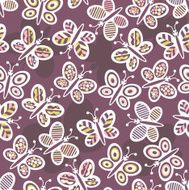 Butterfly seamless pattern N23