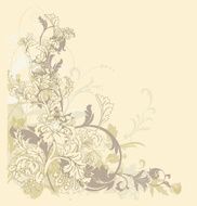 Design floral background