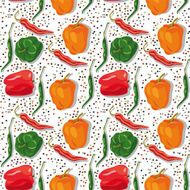 seamless pattern - pepper