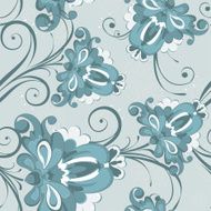 Abstract Elegance seamless floral pattern N11