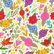 Happy spring flowers