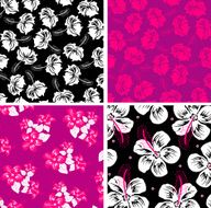 Floral background Fabric set