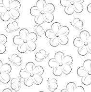 floral seamless pattern N575