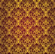 Red-yellow seamless wallpaper N4